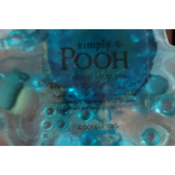 Disney Simply Pooh "Friends Help You Through the Splashy Parts" Snowglobe - Picture 4 of 4